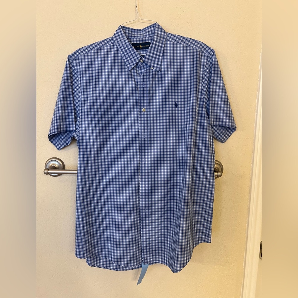 Polo Ralph Lauren Short Sleeve Blue Shirt XL
Dry cleaned!